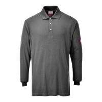 POLO M/COMPRIDA ANTI-ESTÁTICO/IGNIFUGO CINZA FR10